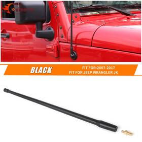 Cherocar 240127us02 13 Inch Antenna Trim For Jeep Wrangler Jk Jku Jl Rubicon Sahara Accessories 2007-22