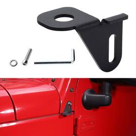 Cherocar Meg2025082503 Front Driver Antenna Mount Bracket Stand Holder For Jeep Wrangler Jl Jk Tj