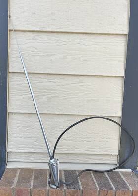 Chevrolet 3898671 1967 1968 1969 1970 G10 G20 Van Antenna Assembly Chrome Gm #