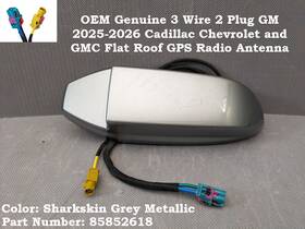 Chevrolet 811424803 Oem 25-26 Cadillac Gmc Flat Roof Gps Satellite 2 Plug Antenna 85852618