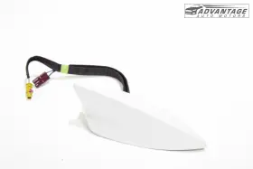 84823943 Chevrolet 20-23 Chevy Traverse Rear Upper Roof Shark Fin Antenna Abalone White Tricoat Oem
