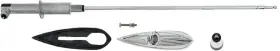 B255195 Classic Industries 1959 Chevrolet Impala Bel Air Biscayne Rear Dummy Antenna Assembly Lh Drivers