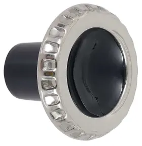 Cx1026 Classic Industries 1960-63 Chevrolet/gmc Truck Suburban Radio Knob Black And Stainless Steel