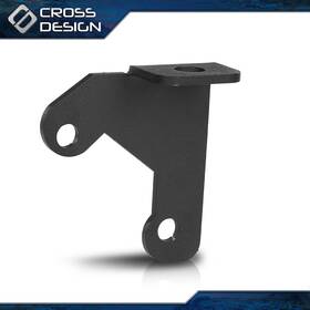 Crossdesign Big250707-3 Spare Tire Cb Antenna Mount Fit For Jeep Wrangler 2007-2018 Jk And Unlimited