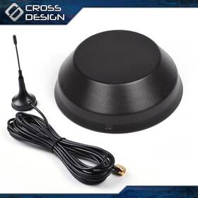 Crossdesign Ht-02atn4501cbk Fit For 2 Lot Magnetic Police Antenna P71 Crown Victoria/impala/dodge Charger