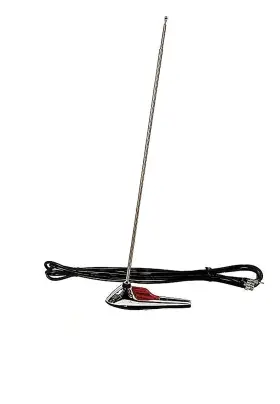 F18813a Dales Manufacturing 1952-56 Ford Customline Mainline Crestline Fairlane Radio Antenna Assembly
