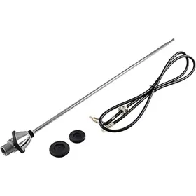 18813k Dennis Carpenter 1961-66 Ford Radio Antenna Mast Telescoping Round Base