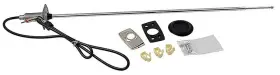 Tr18813e Dennis Carpenter 1967-72 Ford F-series Truck Radio Antenna Assembly Telescoping Mast Rectangle