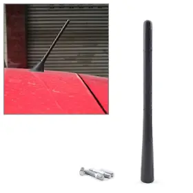Dictorcoltd 211312185464 1 Pcs New 17cm Universal Aerial Antenna Mast Car Am/fm Radio Black