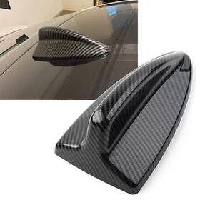Dictorcoltd 550748552342 1pc Abs Carbon Fiber Shark Fin Antenna Cover For Bmw 3 Series 2007-2013 E90/e92