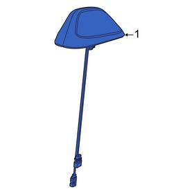 Dodge Oe 7ec79pdnaa For Durango 2022 Radio Antenna Assembly