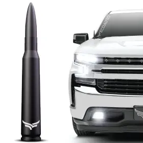 Ecoauto 426956213937 50 Cal Bullet Antenna Replacement Fits All Chevy And Gmc Truck Model Years 6 Inch