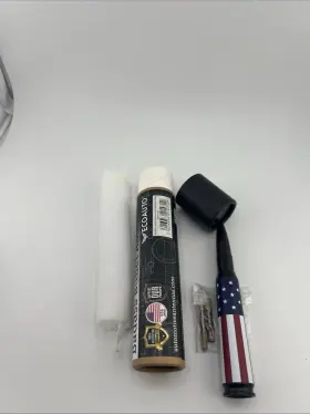 Ecoauto 426956214712 50 Cal. Bullet Antenna For Ford American Flag Ant-fr-af