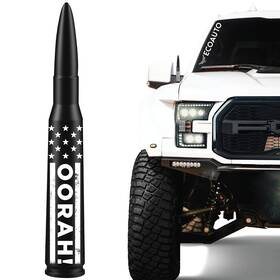 Ecoauto 427296749155 50 Cal Bullet Antenna For Ford Dodge And Ram F150 F250 F350 Oorah