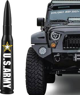 Ecoauto 427296749605 5.5inch Bullet Antenna Mast Radio For Jeep Wrangler Jk/jl Us Army