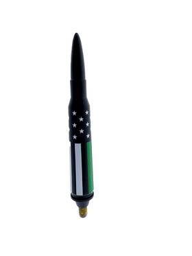 Ecoauto 427296749797 Bullet Antenna For Jeep Jk&jl Anti Theft Design Military Af