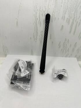 Ecoauto Ant-flex-12in-bk-new Antenna For Truck 8 Inch Dodge Gmc Chevy Ford Wrangler Carbon Fiber