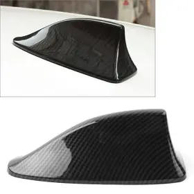 Flashbuyeasy 550752606635 Carbon Fiber Shark Fin Antenna Cover Fit Bmw 5 7 Series F10 F01 Car