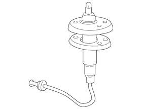 Ford 3r3z18a984ab Genuine Radio Antenna Base