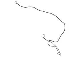 9t4z-19a397-a Ford Genuine Antenna Cable