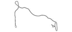 Ford Da8z-18812-c Genuine Antenna Cable