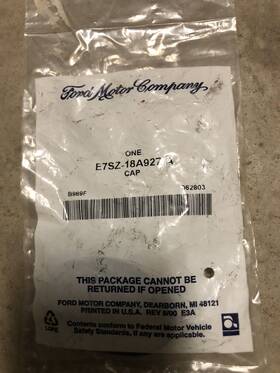 Ford E7sz-18a927-a 1987-1988 87-88 Thunderbird Mercury Cougar Nos Black Radio Antenna Bezel