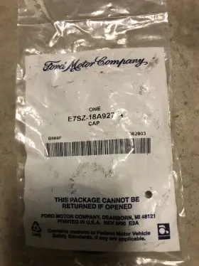 E7sz-18a927-a Ford 1987-1988 87-88 Thunderbird Mercury Cougar Nos Black Radio Antenna Bezel