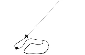 F2tf-18898-aa Ford 92-96 F150 Bronco Chrome Radio Antenna Am Fm Sound Signal Rod Cable Wire Oe