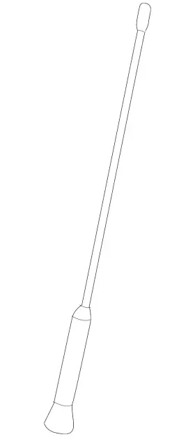 Gr3z-18813-ad Ford Genuine Antenna Mast