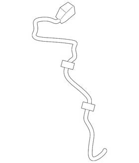 Ford Ha1z-10e928-a Genuine 2019 2020 Lincoln Nautilus - Antenna Cable