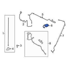 Ford Oe Dc3z10e893a For F-250 Super Duty 2013-2016 Radio Antenna Assembly