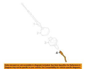 F65z18812ad Ford Oem Oem-radio Antenna Cable