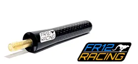Fr12-ant-bk-012 Fr12 Racing 3 Inch Cnc Billet Black Carbon Fiber Antenna For 00-09 Honda S2000 Jdm