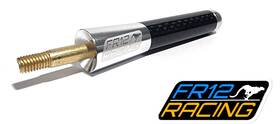 Fr12 Racing Fr12-ant-sl-012 Silver Carbon Fiber 3 Inch Short Antenna For Dodge Ram 1500 2500 350