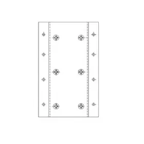 A22-35430-000 Freightliner Antenna Bracket Steel 3.03 Mm Thk For