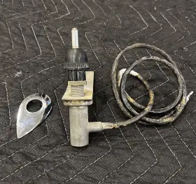 1376103 General Motors 66 67 Buick Skylark Special Gs Antenna Bezel And Nut Sportwagon Chrome Oem