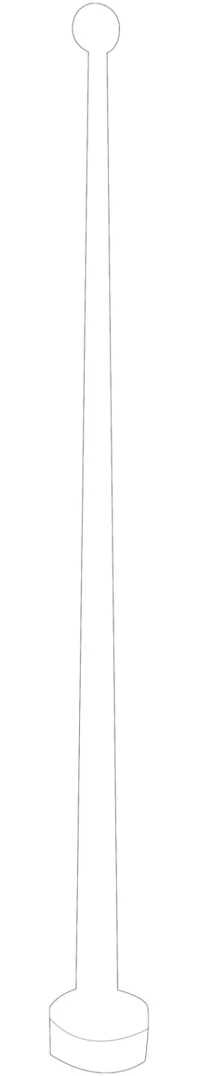 15023264 Gm Genuine Antenna Mast