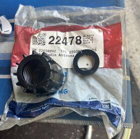 Gm 22038892 1984 1985 1986 1987 Chevrolet Corvette Radio Antenna To Body Mounting Nut Oem