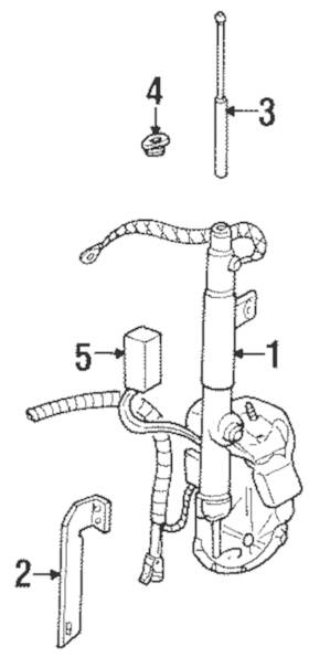 Gm 22101502 Genuine Antenna Power Bracket
