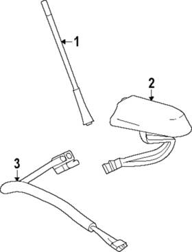 Gm 42856206 Genuine Antenna