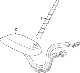 86517017 Gm Genuine Antenna