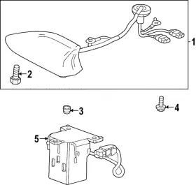 86823001 Gm Genuine Antenna Assembly