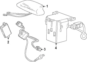 87832572 Gm Genuine Antenna Assembly