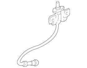 25913869 Gm Genuine Parts 7 Mm Threaded Stud Radio Antenna Cable