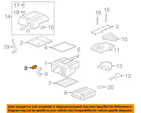 24253145 Gm Oem 08-13 Escalade Electrical Components-outlet Pipe