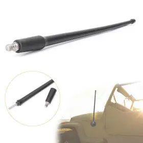 2031yf022 Gzyf Reflex 13 Inch Antenna Aerial Am Fm Radio Mast Kit Fit Jeep Wrangler Jk Jku Jl 07-17