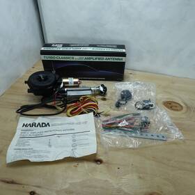 Harada Mxe-2 Turbo Classics Amplified Am/fm Power Antenna Black Mast Automatic