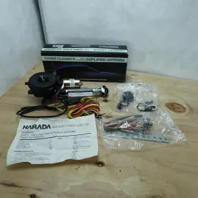 Mxe-2 Harada Turbo Classics Amplified Am/fm Power Antenna Black Mast Automatic
