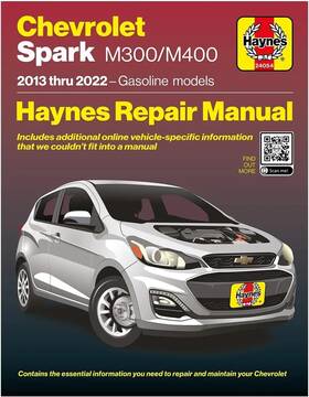 Haynes 9781620924365 Chevrolet Spark 2013-2022