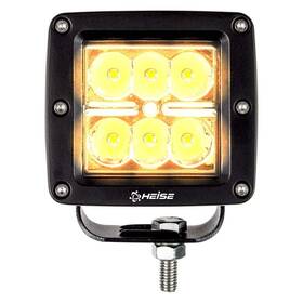 Heise He-cl3sa 3 Inch 6 Led Amber Cube Spot Light